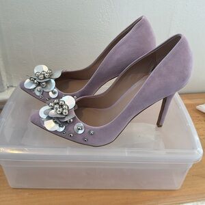 BRAND NEW: Charles by Charles David Lilac Suede Heels